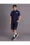 Senior Boys Navy Hooded T Shirt - 5