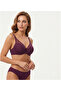 Seamless Tulle Detail Bra Set
