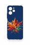 Redmi 12 Compatible Colorful Leaf Pattern Silicone Case - 2