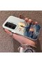 Samsung Galaxy S23 Compatible Silicone Edge Hard Back Case Couple Phone Case Tower Pattern - 2