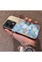 Oppo Reno 14F 5g Compatible Silicone Edge Hard Back Case Couple Phone Case with Floral Pattern - 2