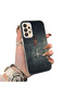 Samsung Galaxy A33 Compatible Silicone Edge Hard Back Case Couple Phone Case with Airplane Pattern