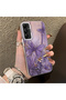 Samsung Galaxy A05S Compatible Silicone Edge Hard Back Case Couple Phone Case Butterfly Pattern - 3