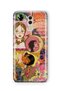 Huawei Mate 20 Lite Compatible Pop Art Drawing Collage Pattern Transparent Phone Case