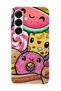 Samsung Galaxy S23 Fe Compatible Printed Transparent Phone Case |   Collection: Snacktoon Delight