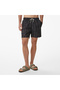 Regular Fit Men's Black Swim Shorts - 3