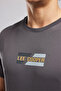 Basil Men's Regular Fit 100% Cotton Printed Crew Neck T-Shirt Gray - 4