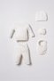 Embroidered Baby Girl Cute Hearts White Hospital Release Set of 5 Usb3201-C-V1 - 4