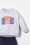 Printed Baby Boy Gray Tracksuit Set Usb3167-C-V1 - 2