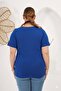تي شيرت GAMZE MODA مقاس كبير برقبة على شكل حرف V - 3