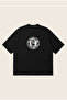 A Bathing Ape Busy Works Black Printed Oversize Boxy Cut Unisex 100% Cotton Printed Tshirt |   Streetwear