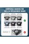 Blue SH71/50 Shaving Heads Compatible with Shavers Angular Series S5000 (S5XXX) and S7000 (S7XXX) - 5