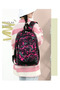 (ie18-Purple)3Pcs School Backpack Set, Large Capacity Book Bag School Bags with Crossbody Bag and Pencil Bag, Lightweight Durable Backbag Casual Daypack Schoolbag for Student Boys Girls Teens - 3