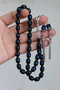Parliament Blue Double Silver Tassel Alexander Cut Vermeil Fire Amber Prayer Beads 201025710 - 4