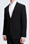 Black Slim Fit Mono Collar Casual Suit - 5