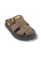 Champs-elysees k800-26 suede buckled anatomical sole women's slippers