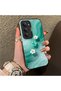 Redmi 15 5g Compatible Silicone Edge Hard Back Case Couple Phone Case with Floral Pattern - 3