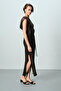 Polka Dot Maxi Dress with Back Detail - 4