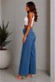 Women's Palazzo Denim Jeans High Waist Comfortable Fit - 2