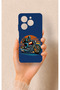 Tecno Spark 20C Compatible Moto Rider Patterned Silicone Case