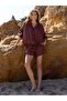 Kaya Buttoned Blouse - Bordo - 2
