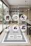 Machine Washable Non-Slip Base Stain-Resistant Digital Living Room Kitchen Balcony Carpet and Floor Mat - 4