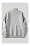 Men's Standing Collar Zippered Printed Comfortable Cut Sweatshirt - 2