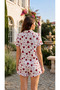 Bürümcük Knitted Short Sleeve Women's Buttoned Shorts Set - 7