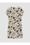 Lcw Grace Beige Floral A-Line Poplin Dress - 7