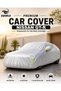 Waterproof UV Resistant Full Car Cover for Nissan GT-R - All Weather Dustproof Sun Protection Outdoor Cover, Silver