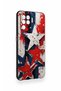 Oppo Reno 5 Lite Compatible Star Flag Patterned Silicone Case - 3