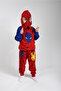 Boy's Red Hooded Zippered 2-Piece Set (Children's)