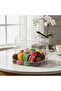 Square Acrylic Candy Box with Handle | Crystal Clear Hinged Lid | 32.5 × 30.6 × 25 cm - 2