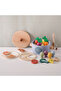 Unisex Eco-Friendly Wooden Afternoon Tea Set Pretend Play Kitchen Toy for 2-4 Years Educational Toy for Dessert Play