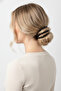 Black Phone Cord Spiral Hair Clip Set - Does Not Damage Hair, Leaves No Marks, Flexible Structure - 3