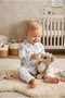 Gift Baby Kids Cotton Embroidered Top and Bottom Set