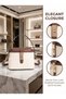 Women Handbag Elegant Bags for Ladies Compact Shoulder and Tote with Golden Buckle Crossboody ladies bag for Work Daily Use Commute - 3