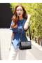 Women's Black Shoulder Bag, Ladies PU Leather Crossbody Bag Sling Bag Side Bag Office Bag Briefcase - 5