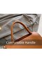 Women's Versatile Solid Color Crossbody Bag, Large Capacity Shoulder Bag, PU Leather Handbag - 6