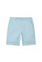 Men’s Slim Twill Bermuda Shorts with Stretch Waist