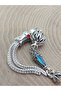Double-Branch Metal Prayer Beads with Tassel/2 Pieces (62472) - 3