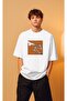 Engaged Oversize Unisex White T-Shirt - 2