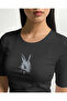 Chaos Rabbit Regular Unisex Black T-Shirt - 2