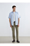 قميص رجالي من NEVAVM بتصميم Regular Fit Oxford - 2