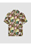 Xside Mixed Relax Fit Patterned Viscose Men's Shirt - 7