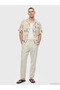 Xside Gray Relax Fit Dobby Men's Trousers - 2