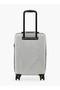 Textured Hardcase Luggage Trolley with Retractable Handle - 24 inches Check-in Bag - 3