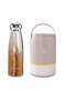 Triple Decker Stainless Steel Lunch Box 900ml w/ Double Wall Stainless Steel Water Bottle 420ml – Desert Sand