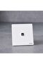 Milano Tv Outlet Cable Socket For Modern Home Electrical Switches Sockets Outlets For Home Appliances Computers Aura Wh