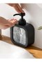 2 Pcs Countertop Black 500ml Bathroom Decorative Kitchen Liquid Soap Dispenser Bathroom Kitchen Dishwashing Detergent Dispenser - 3
